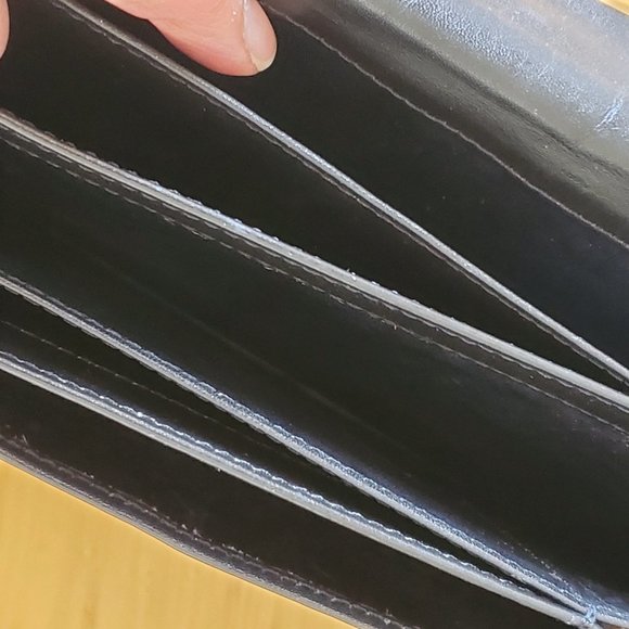 CARTIER MUST DE CARTIER All Black Leather Clutch Bag Vintage - Picture 6 of 6